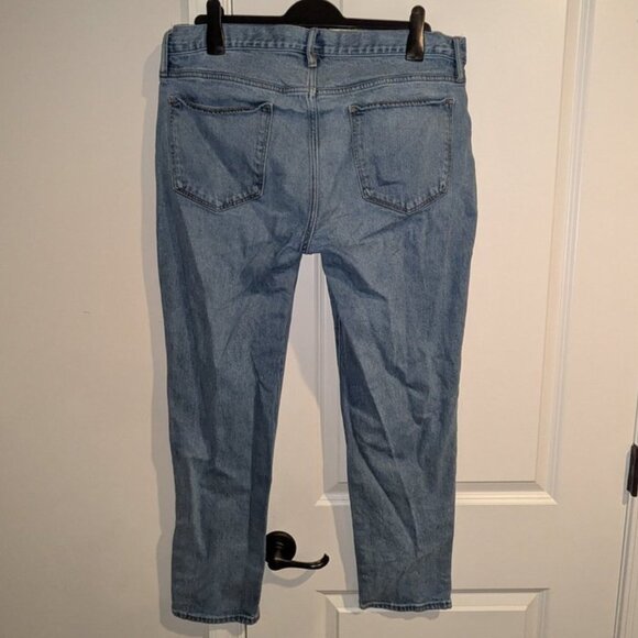 Banana Republic Standard Jeans Slim Fit Leg Light Wash Rinse Denim Pants 36x30 - Picture 4 of 4